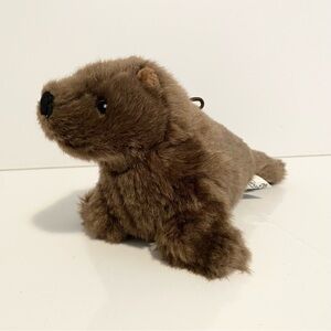 Sea Lion Plush Stuffed Animal Toy Vancouver Aquarium Small 7” Brown Soft